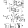 Disc Brake Pad Kit - Mopar (68532199AC)