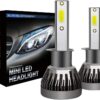 H7 60W 10000LM Canbus LED Headlight Kit (PAIR)