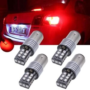 1157 Red LED Brake Light Bulbs